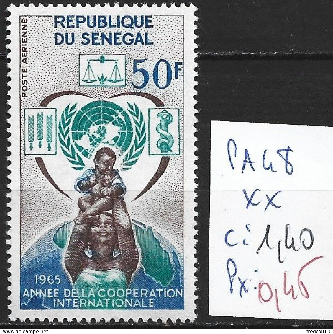 SENEGAL PA 48 ** Côte 1.40 € - Senegal (1960-...)