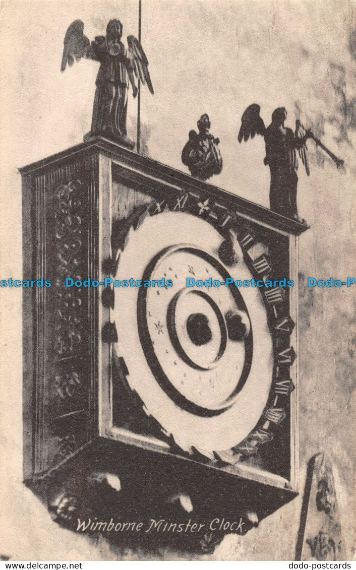 R075906 Wimborne Minster Clock. Frith. No. 19485 - World