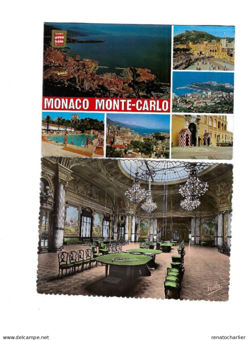 Lot De 8 Cartes Postales"Monaco". - Collections & Lots