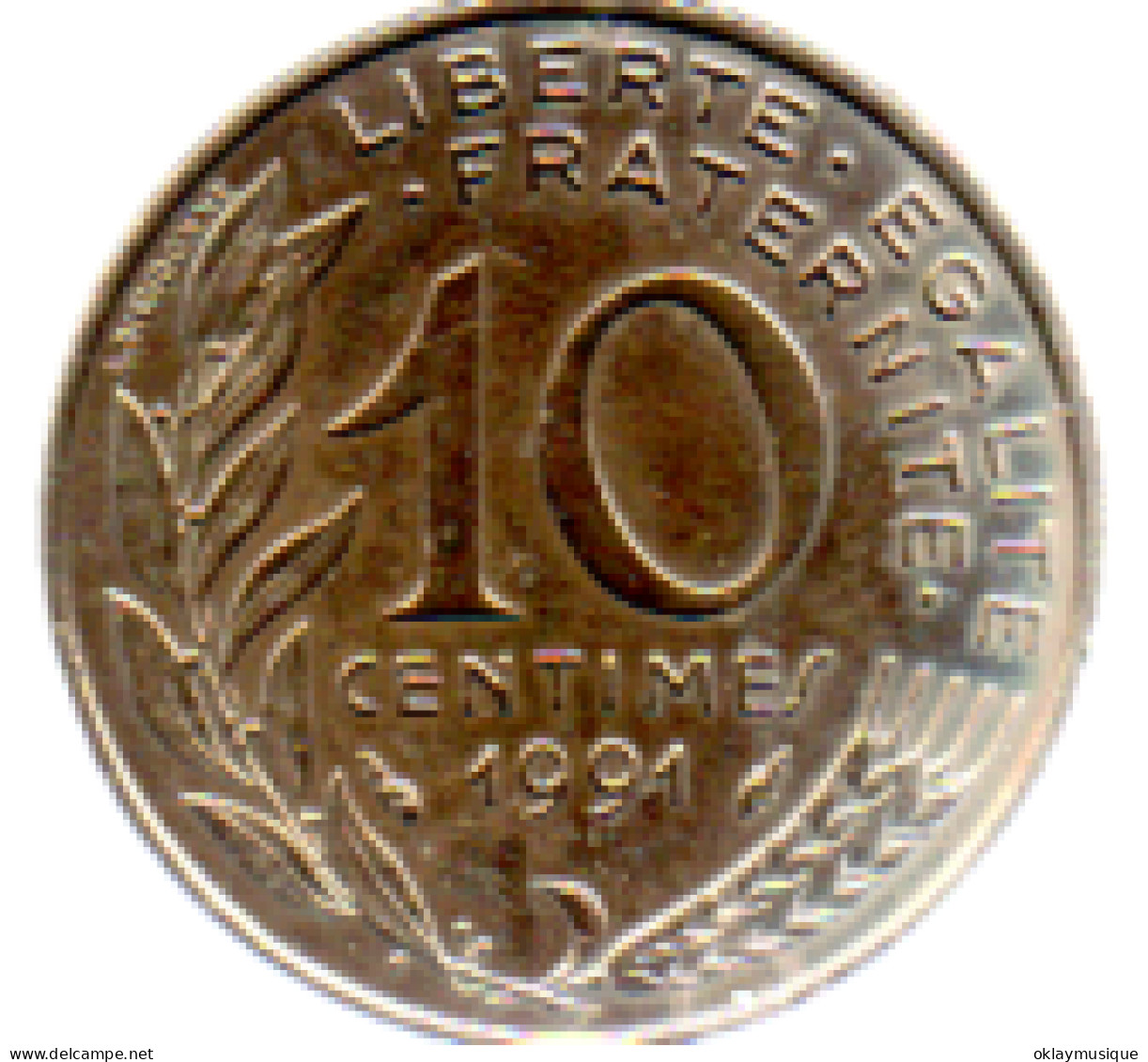 10 Centimes 1991 - 10 Centimes