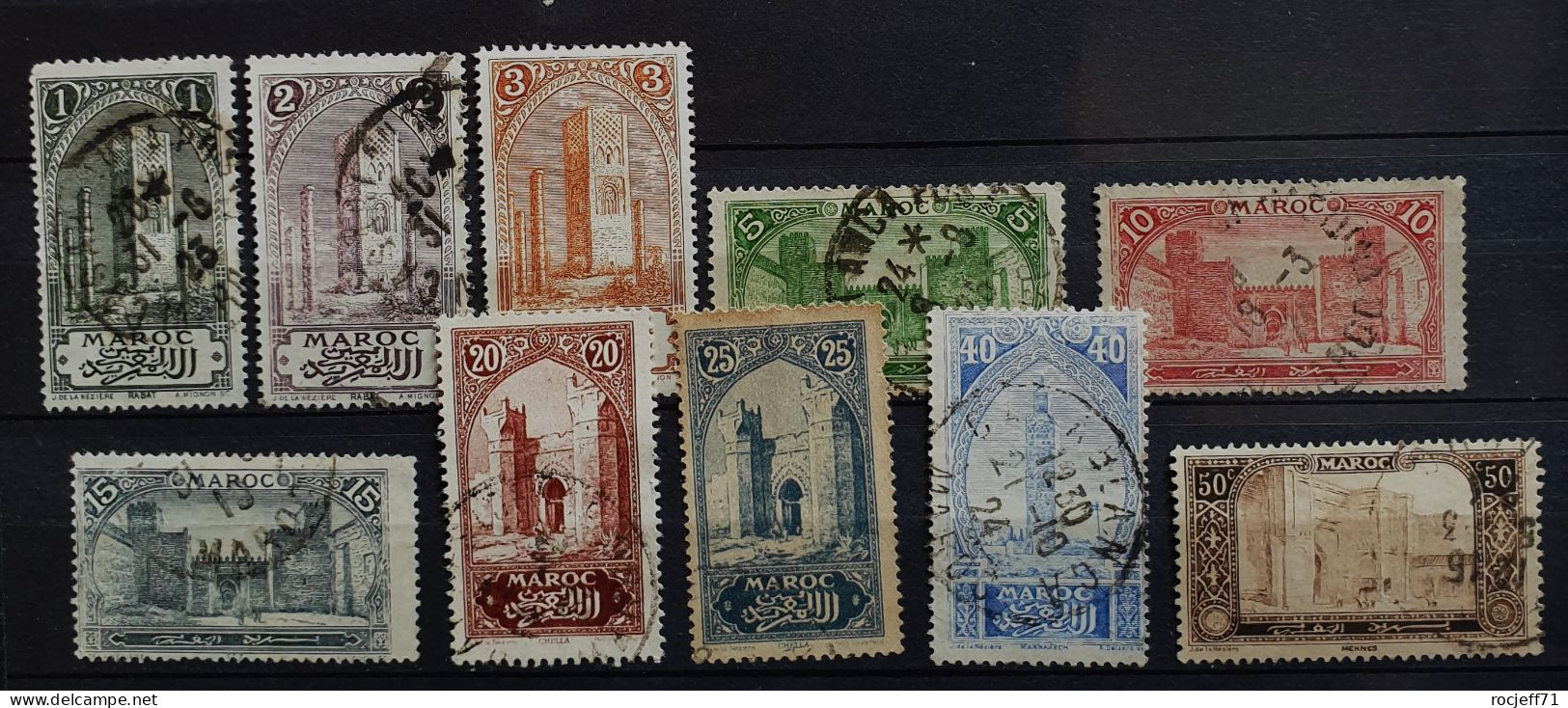 05 - 24 - Maroc - Entre N° 63 Et 75 - Used Stamps