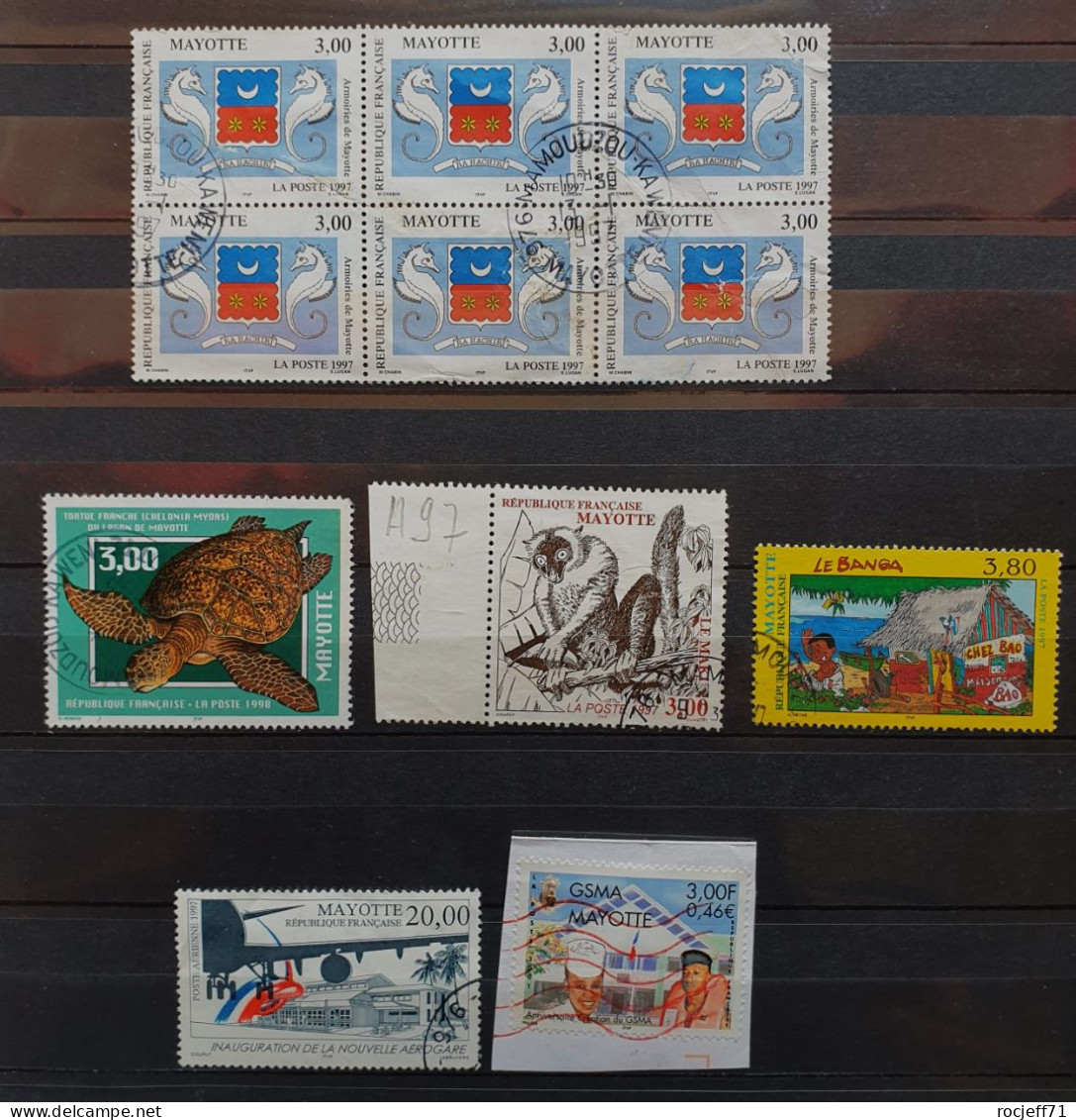 05 - 24 - Lot De Timbres De Mayotte - Usados