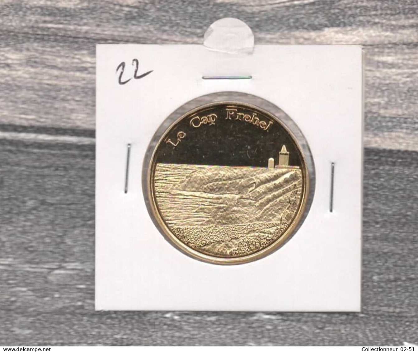Médaille Souvenirs&Patrimoine : Le Cap Frehel (couleur Or) - Sonstige & Ohne Zuordnung