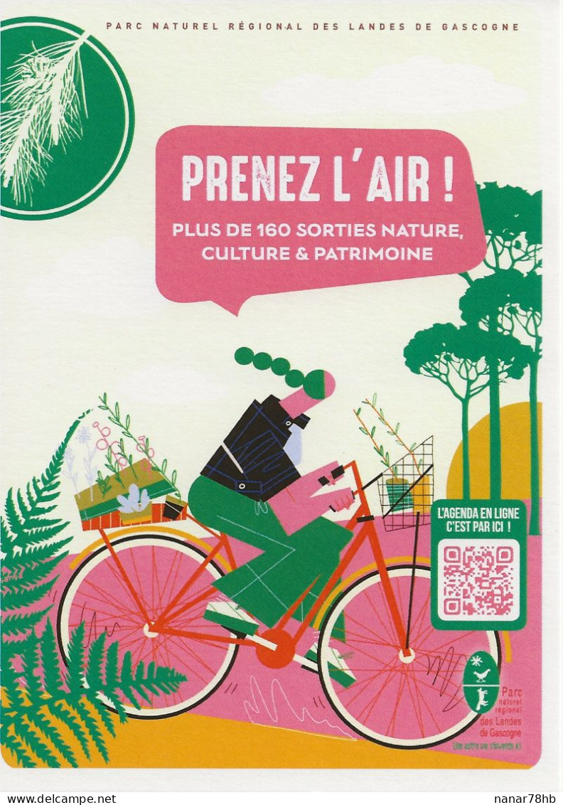 CPM Prenez L'air, Plus De 160 Sorties Nature, Culture & Patrimoine - Advertising