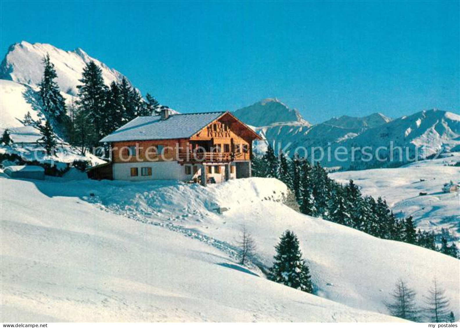 73013423 Seiser Alm Dolomiten AVS-Schutzhuette Puflatsch   - Autres & Non Classés