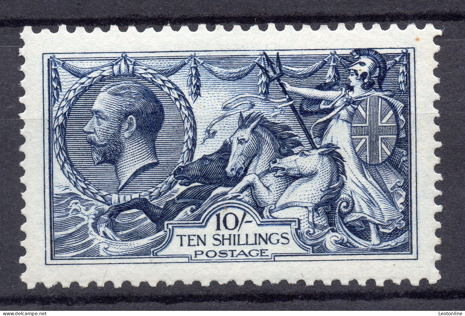 GRANDE BRETAGNE- GREAT BRITAIN 1913 GEORGE V - WATERLOW - YVERT 155 - AZUL INDIGO - MH - Nuevos