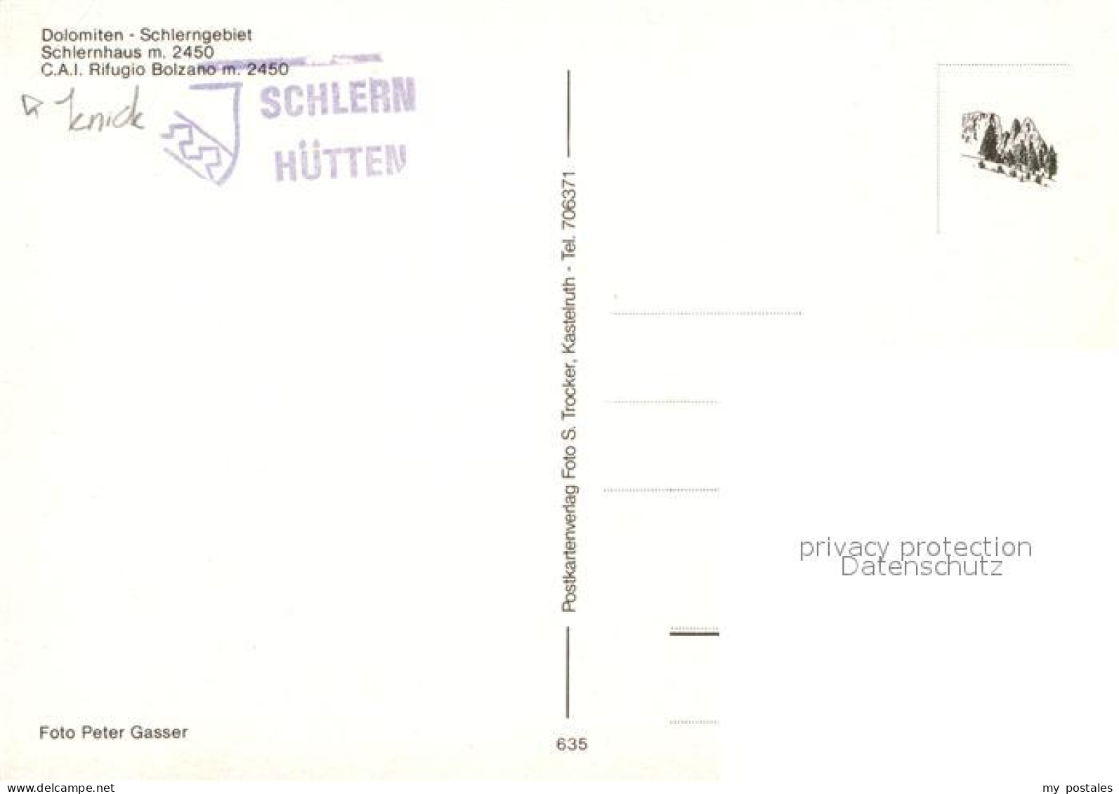 73013029 Schlern Schlernhaus  Schlern - Other & Unclassified