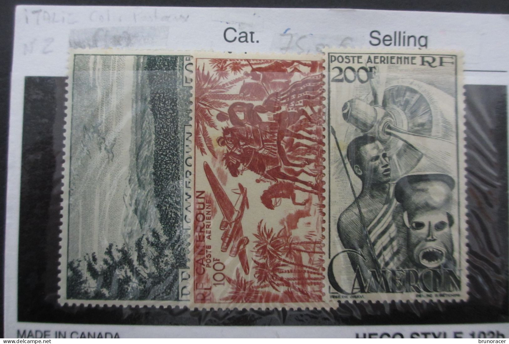 CAMEROUN POSTE AERIENNE N°38 à 40 NEUF** TB COTE 20 EUROS  VOIR SCANS - Airmail