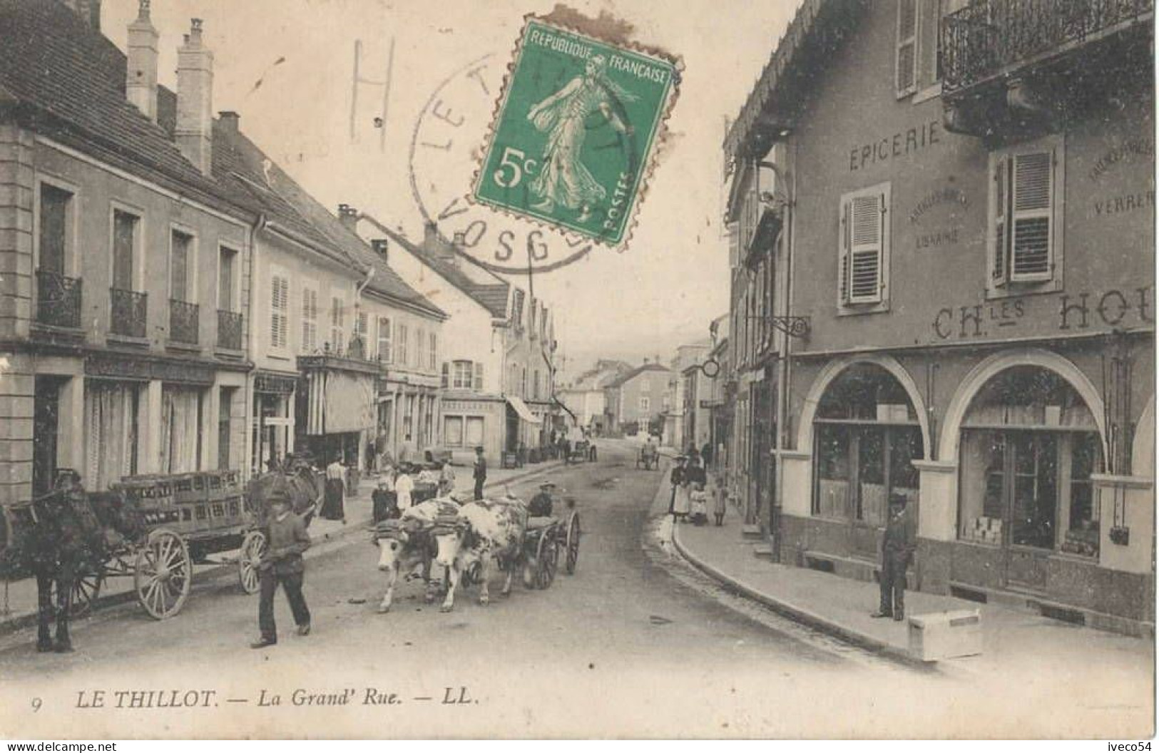 1910 Le Thillot " La Grand'rue  " - Le Thillot