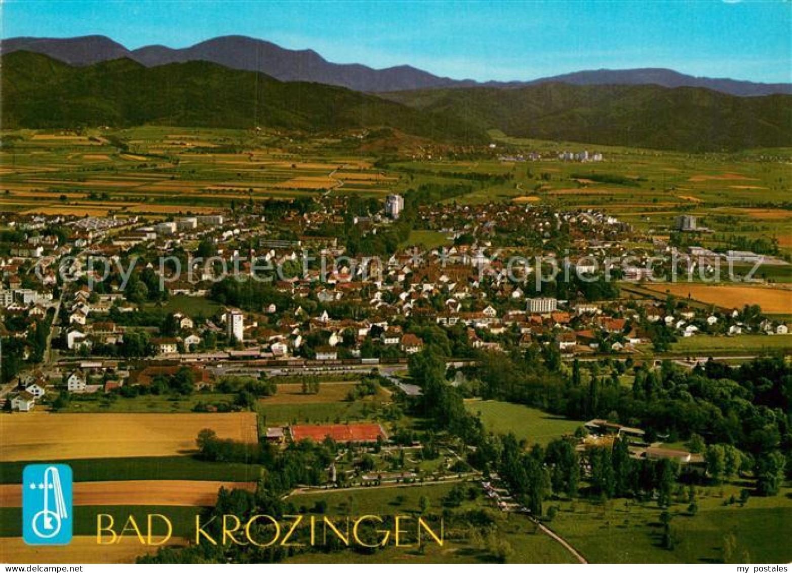 73012348 Krozingen Bad Fliegeraufnahme Panorama  Bad Krozingen - Bad Krozingen