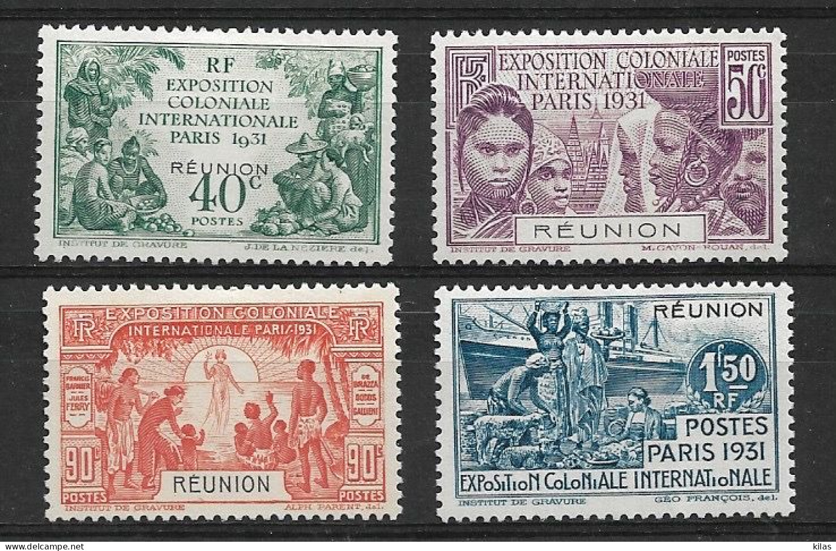 REUNION 1931 Exposition Coloniale De Paris MNH - 1931 Exposition Coloniale De Paris