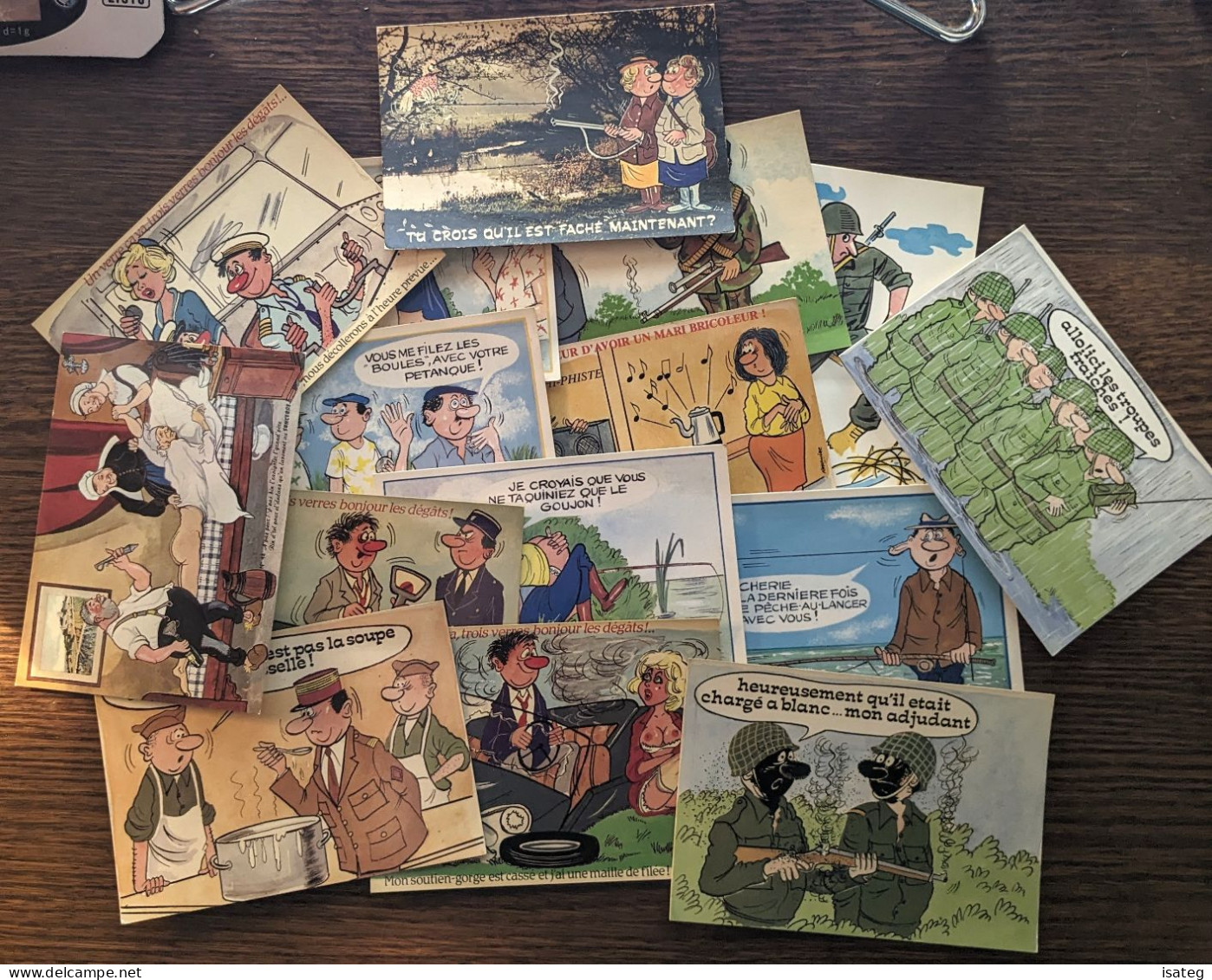 Lot De 15 Cartes Postales Humoristiques Vintage - Non Classés