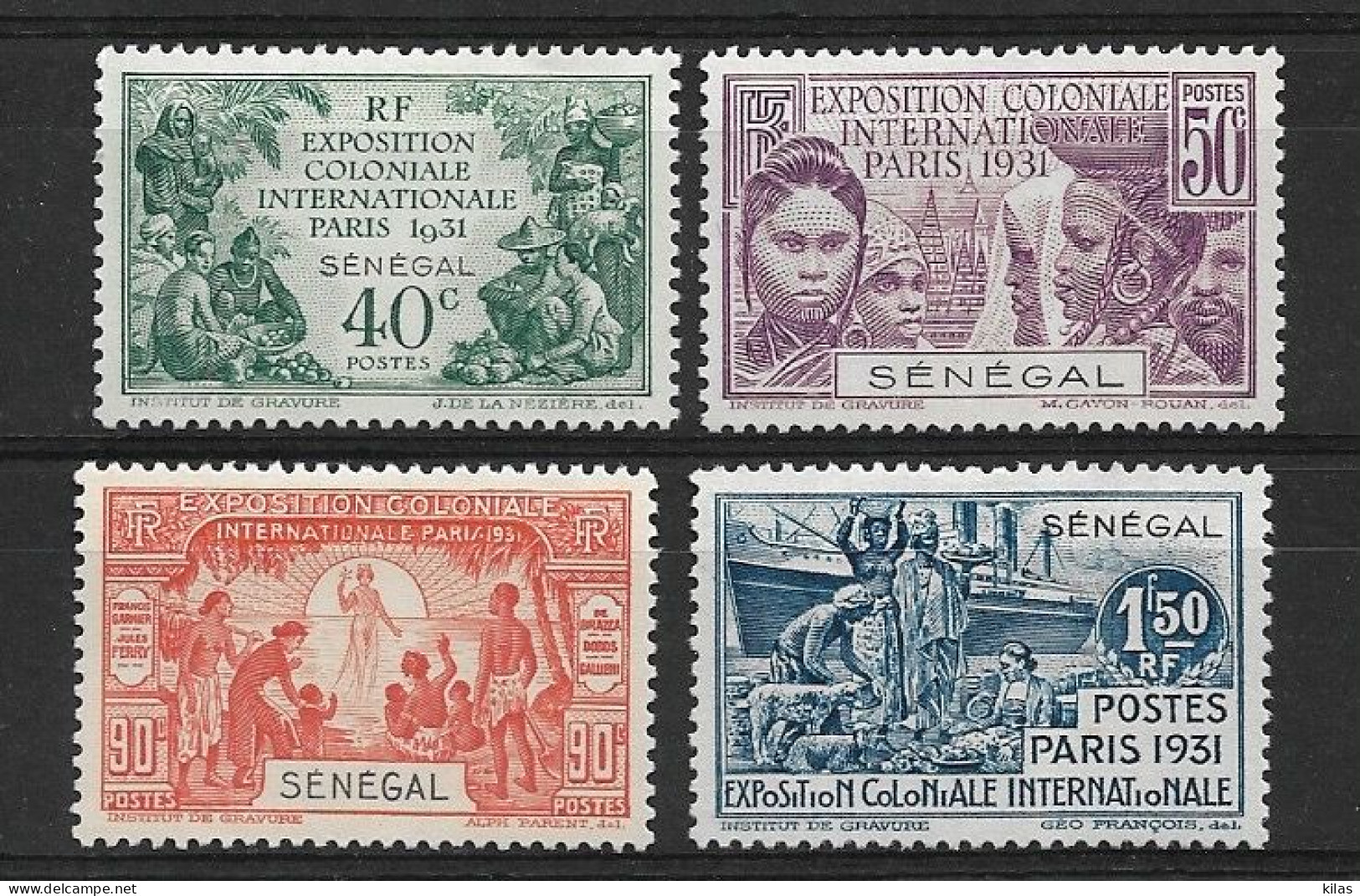 SENEGAL 1931 Exposition Coloniale De Paris MNH - 1931 Exposition Coloniale De Paris