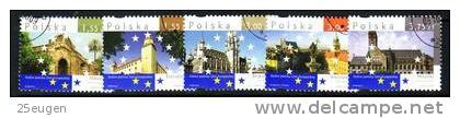 POLAND 2009 MICHEL NO 4450 - 4454 USED - Idées Européennes