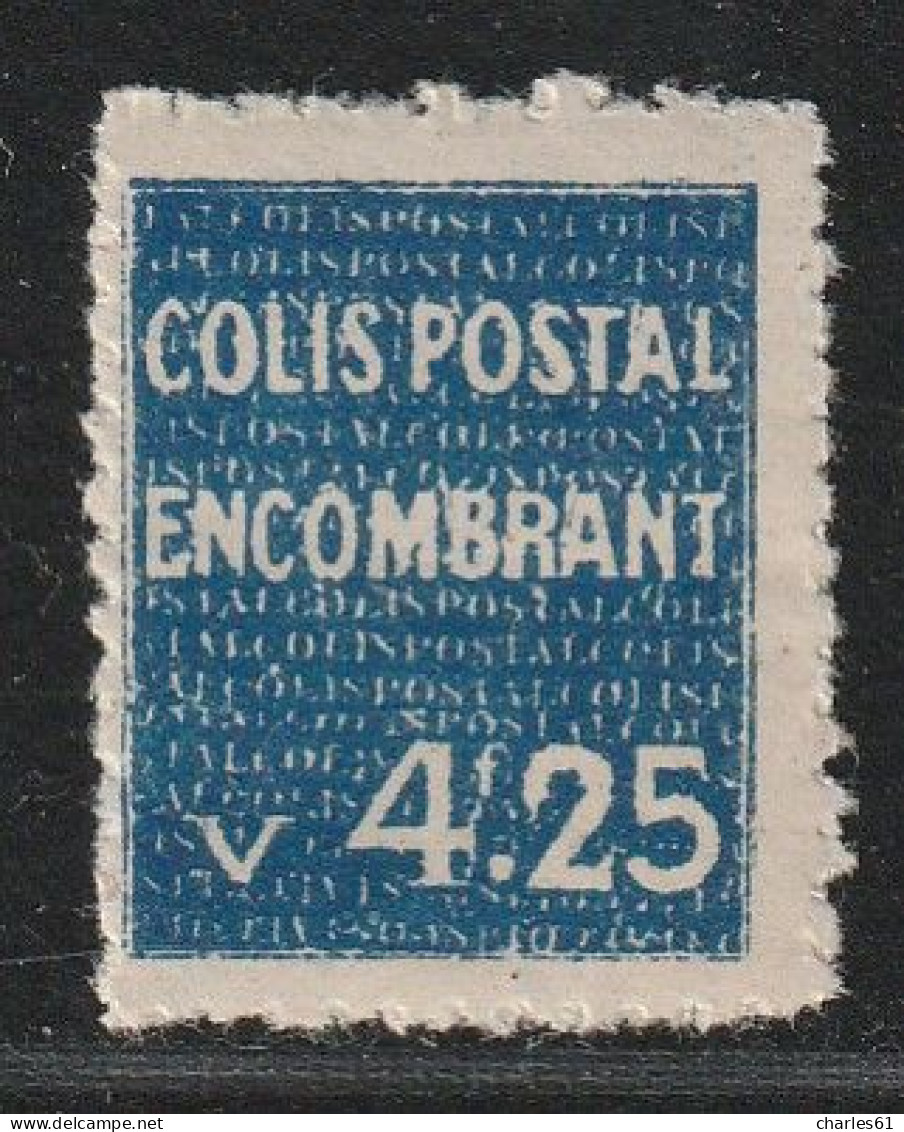 ALGERIE - COLIS POSTAUX - N°41a ** (1935-38) 4f25 Bleu - Sans Surcharge - - Paquetes Postales