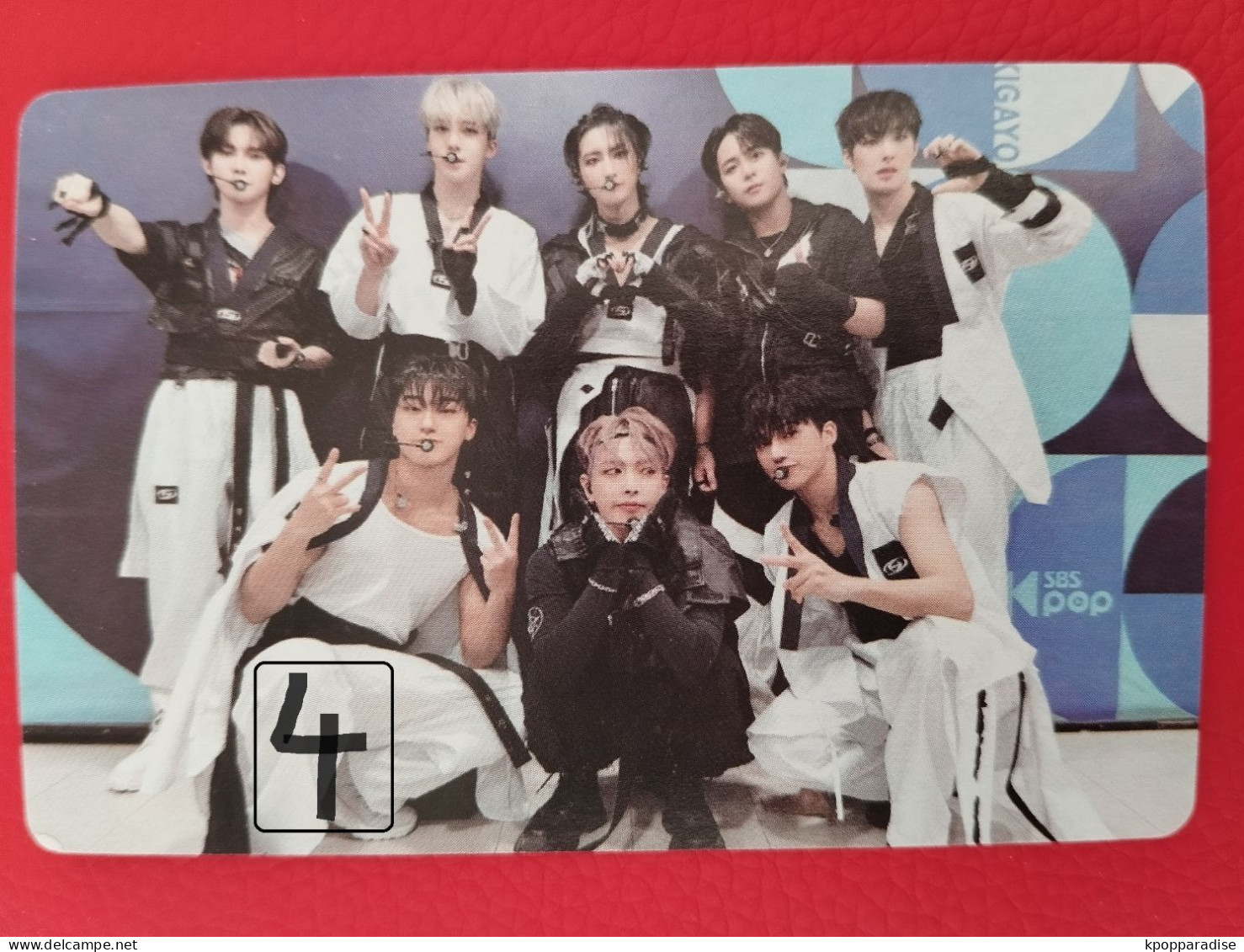 Photocard K POP Au Choix  ATEEZ 2024 Season's Greetings 8 Makes 1 Team - Andere Producten