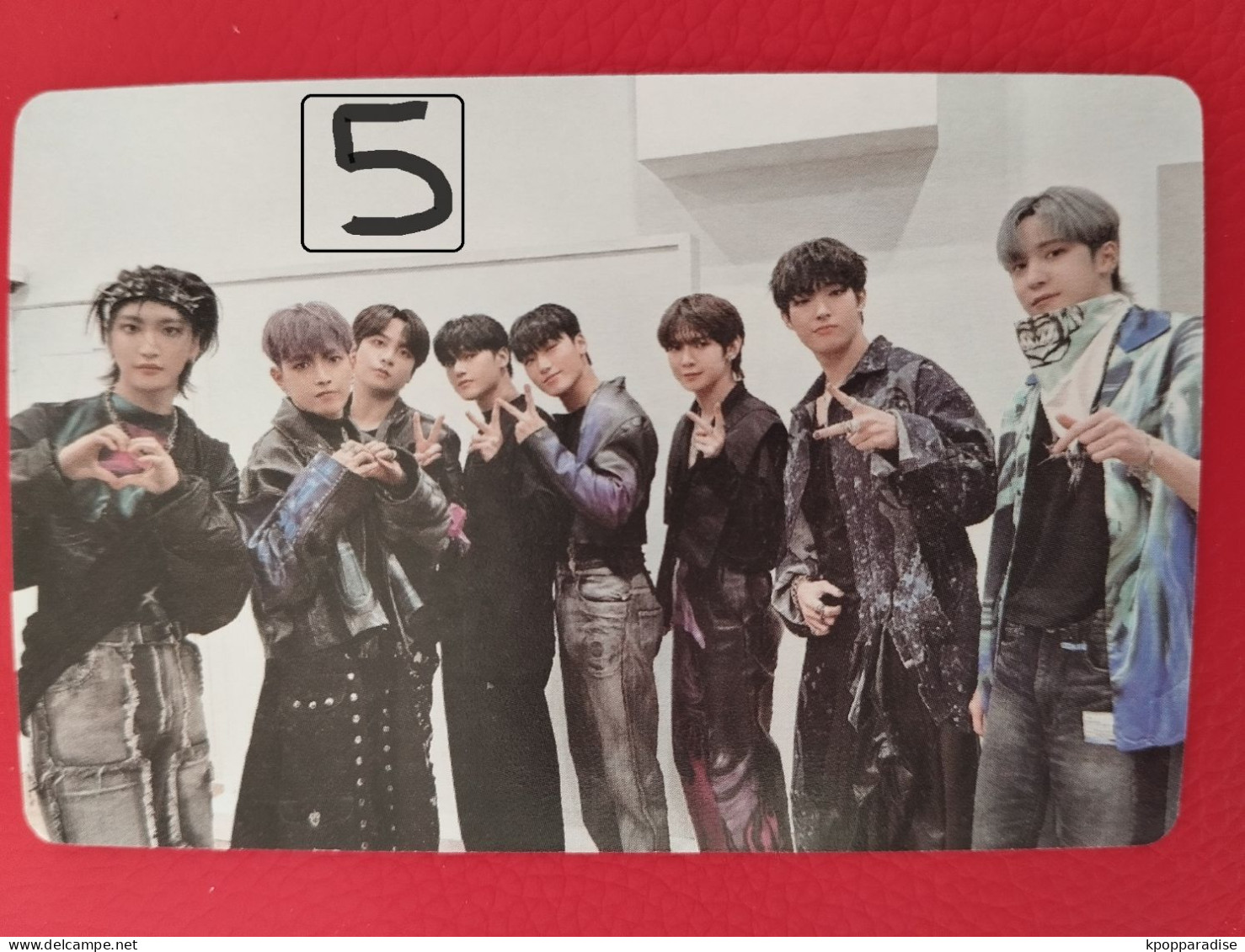 Photocard K POP Au Choix  ATEEZ 2024 Season's Greetings 8 Makes 1 Team - Objetos Derivados