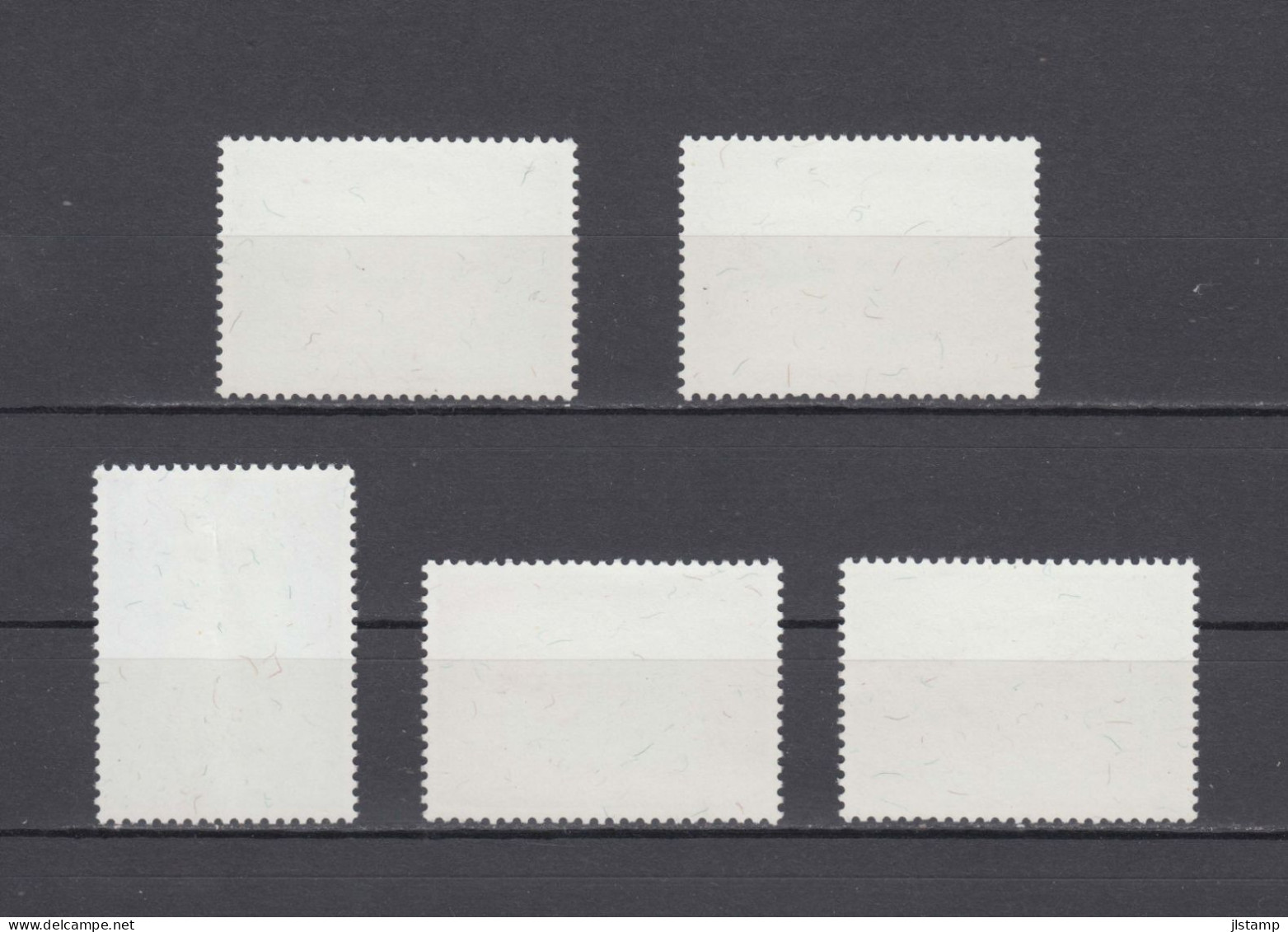 China Taiwan 1974 Porcelain Stamp Set,Scott#1864-1868, MNH,OG,VF, $1 Folded - Neufs