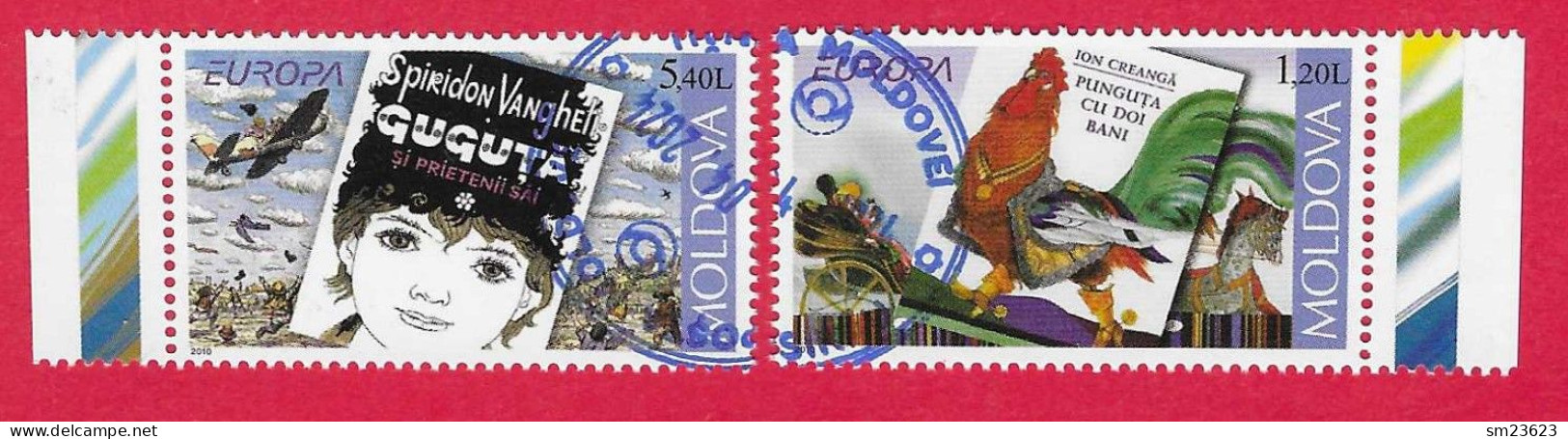 Moldawien / Moldova  2010 Mi.Nr. 703 / 704 , EUROPA CEPT / Kinderbücher - Gestempelt / Fine Used (o) - 2010