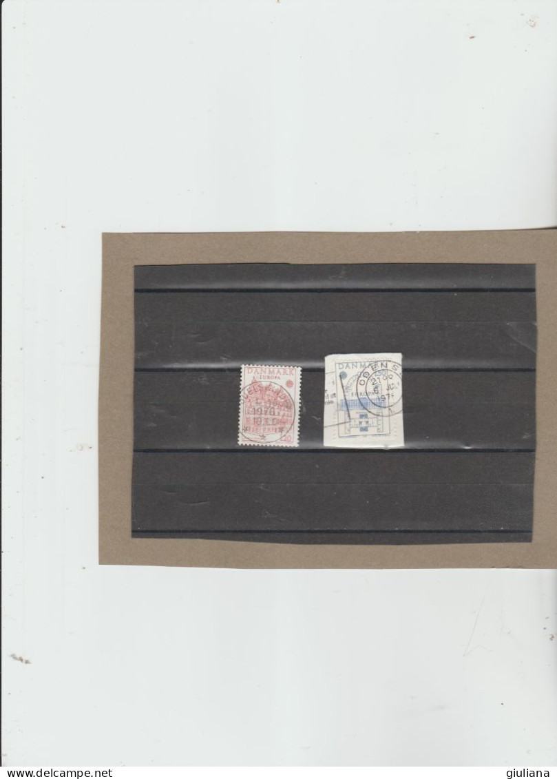 Danimarca 1978 - (UN) 663/64  Used  "Europa Cept. Monumenti" - Serie Completa - Used Stamps