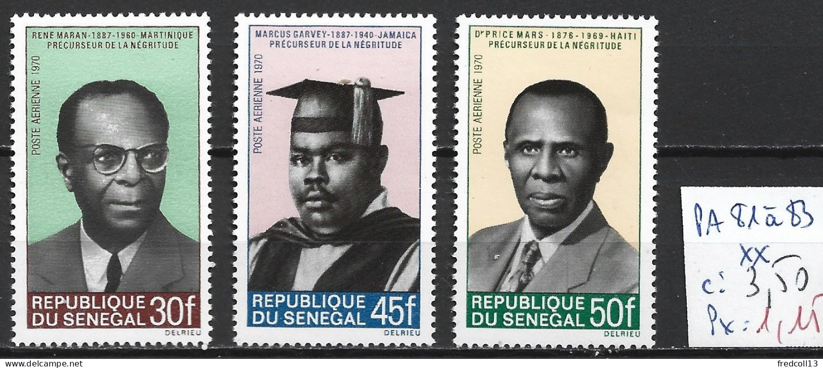 SENEGAL PA 81 à 83 ** Côte 3.50 € - Sénégal (1960-...)