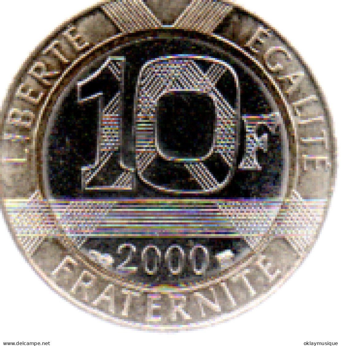 10 Francs 2000 (recto) Genie De La Bastille - 10 Francs