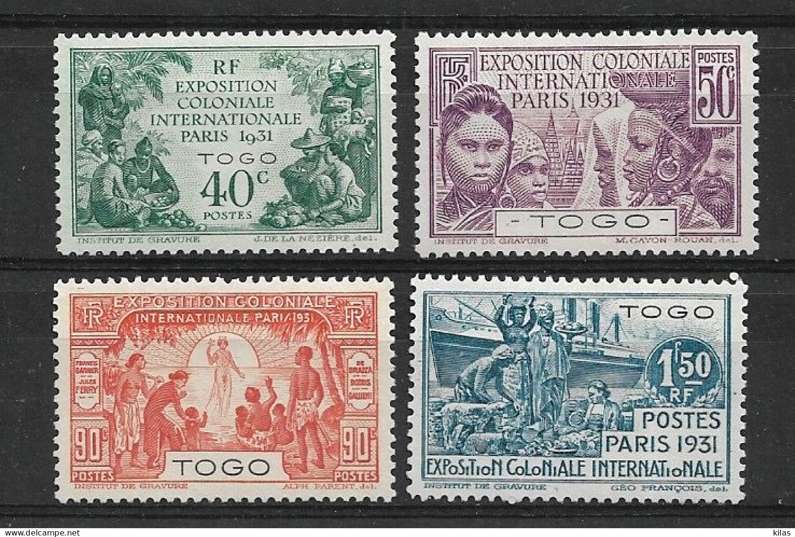 TOGO 1931 Exposition Coloniale De Paris MNH - 1931 Exposition Coloniale De Paris