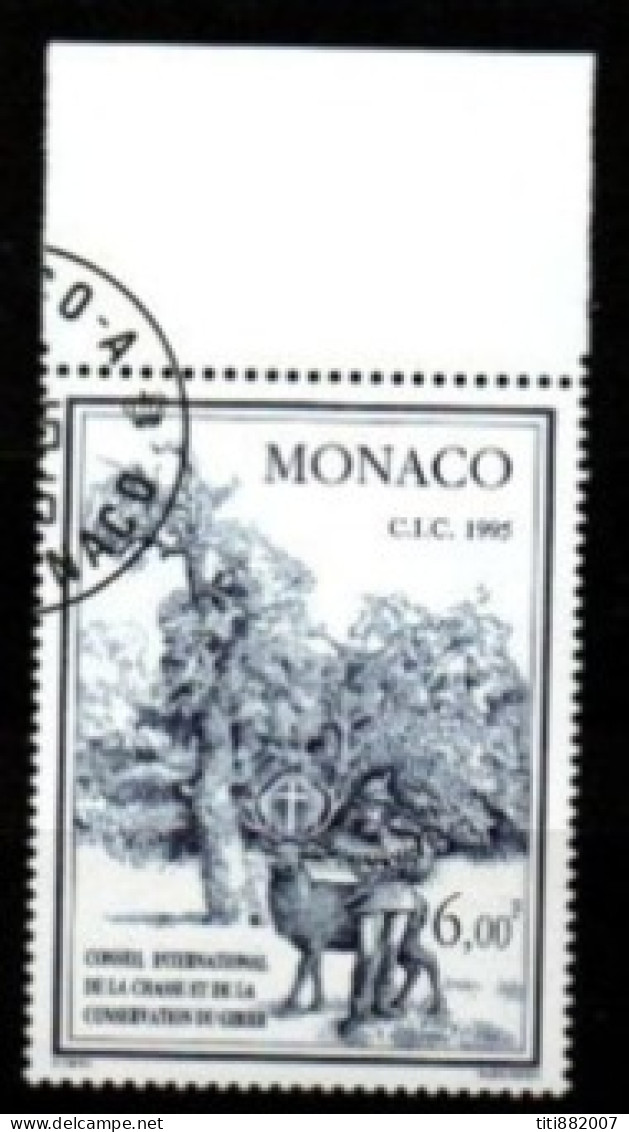 MONACO    -  1995 .   Y&T N° 1994 Oblitéré . Saint-Hubert, Patron Des Chasseurs - Usati