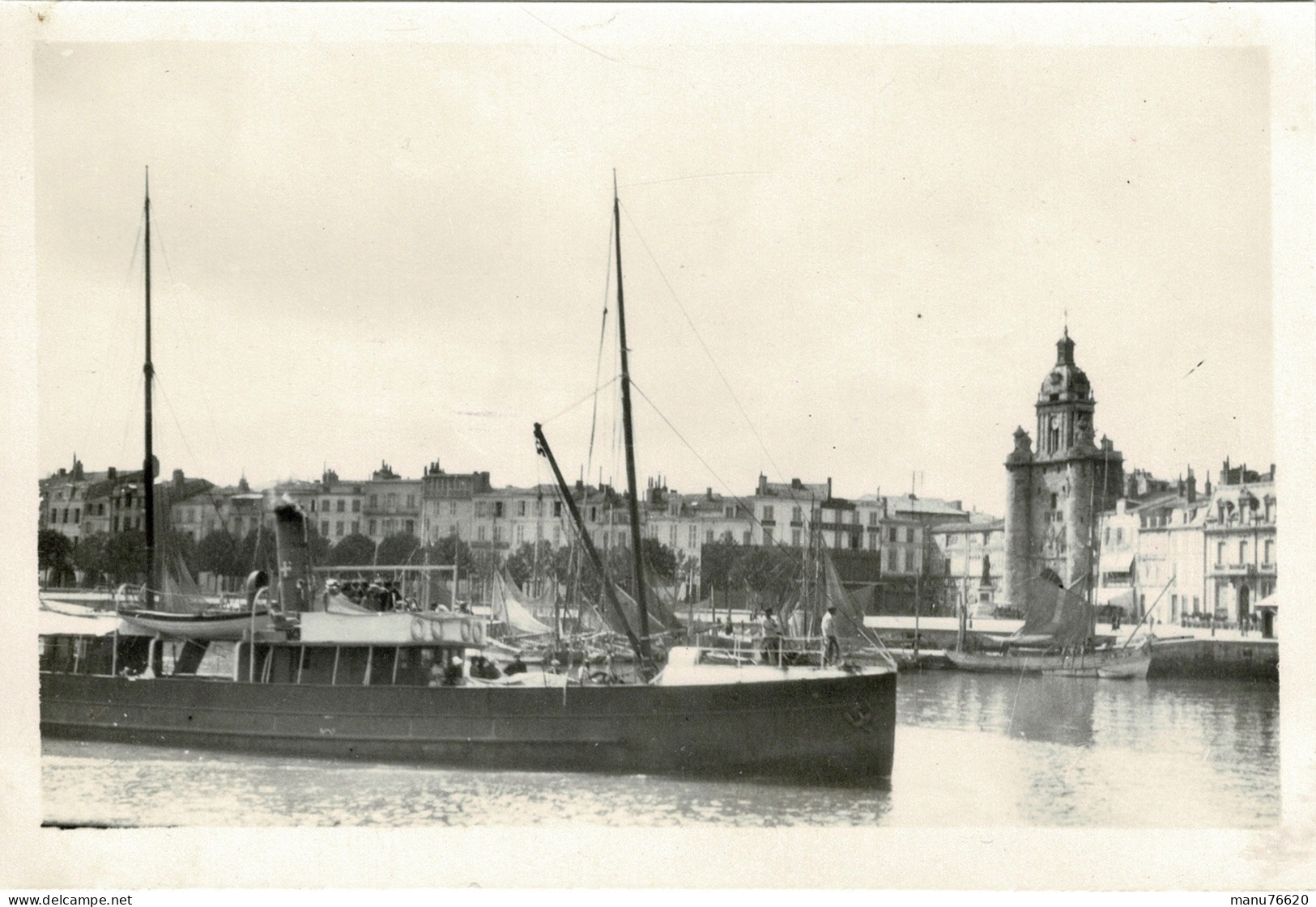 Photo : France - La Rochelle ,vue Du Port Et Ville , Année 1920/30 Env. - Europe