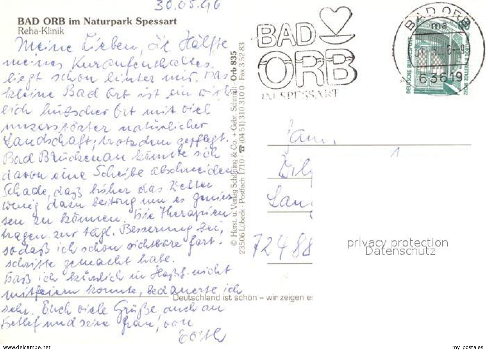 73011142 Bad Orb Reha Klinik Bad Orb - Bad Orb