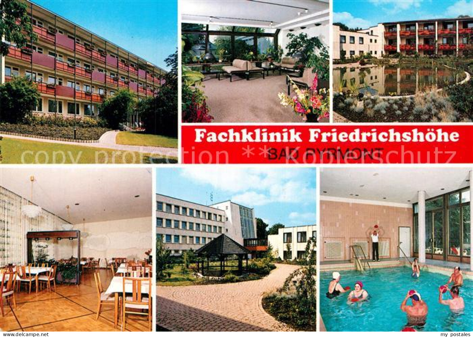 73011079 Bad Pyrmont Fachklinik Friedrichshoehe Speisesaal Foyer Bewegungsbad Ba - Bad Pyrmont