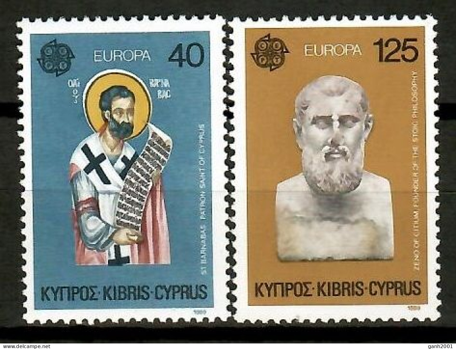 Cyprus 1980 Chipre / Europa CEPT Famous People MNH Celebridades Personajes / Kf18  18-43 - 1980