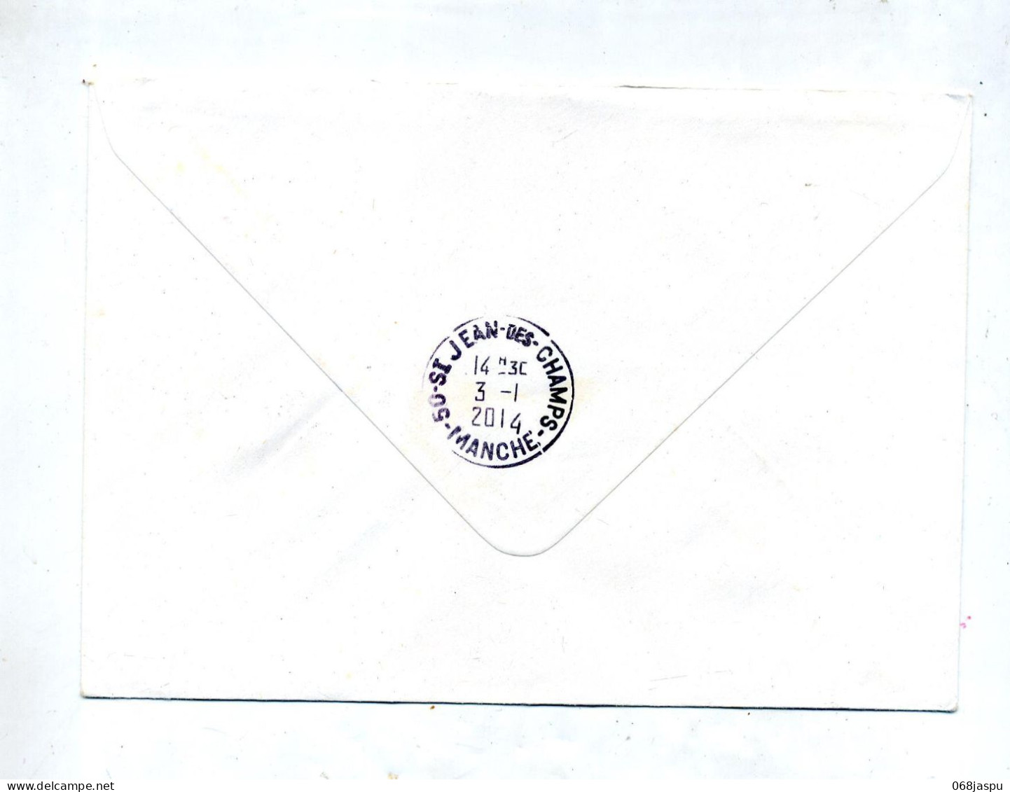 Lettre Flamme Chiffree Sur Roulette  Cachet Poste Testante Saint Jean + Cachet Relais Poste Beauchamps - Mechanical Postmarks (Advertisement)