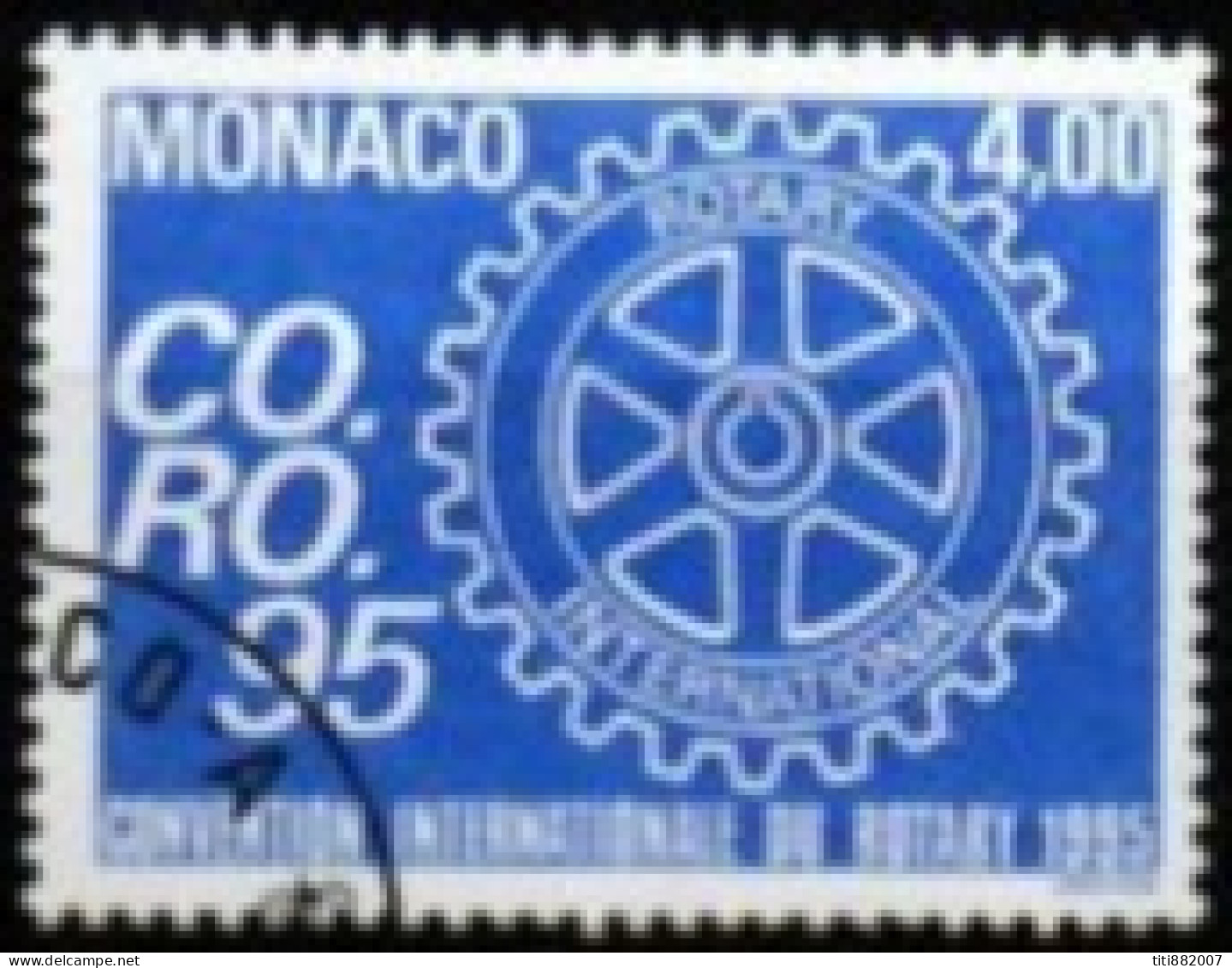 MONACO    -  1995 .   Y&T N° 1973 Oblitéré.  Rotary - Used Stamps