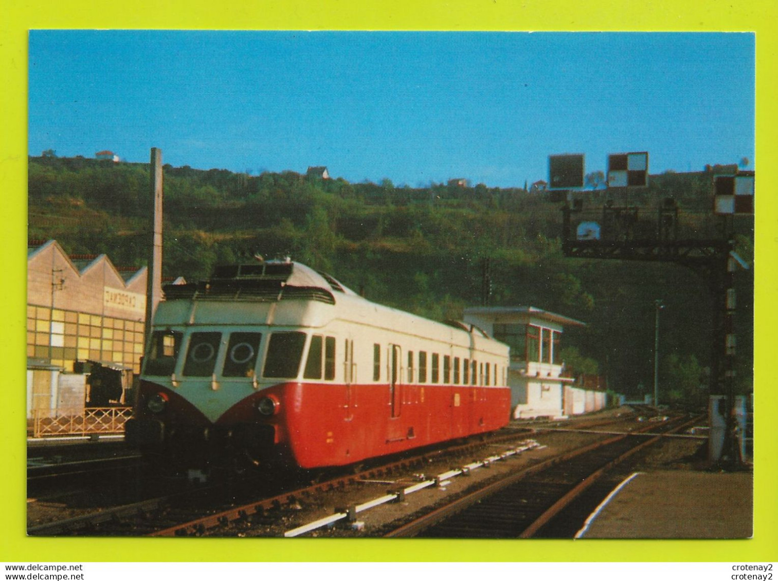 12 CAPDENAC  Train Autorail En Gare VOIR DOS - Autres & Non Classés