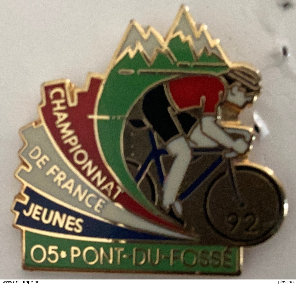 Pin S CHAMPIONNAT DE FRANCEJEUNES 92 - Cyclisme