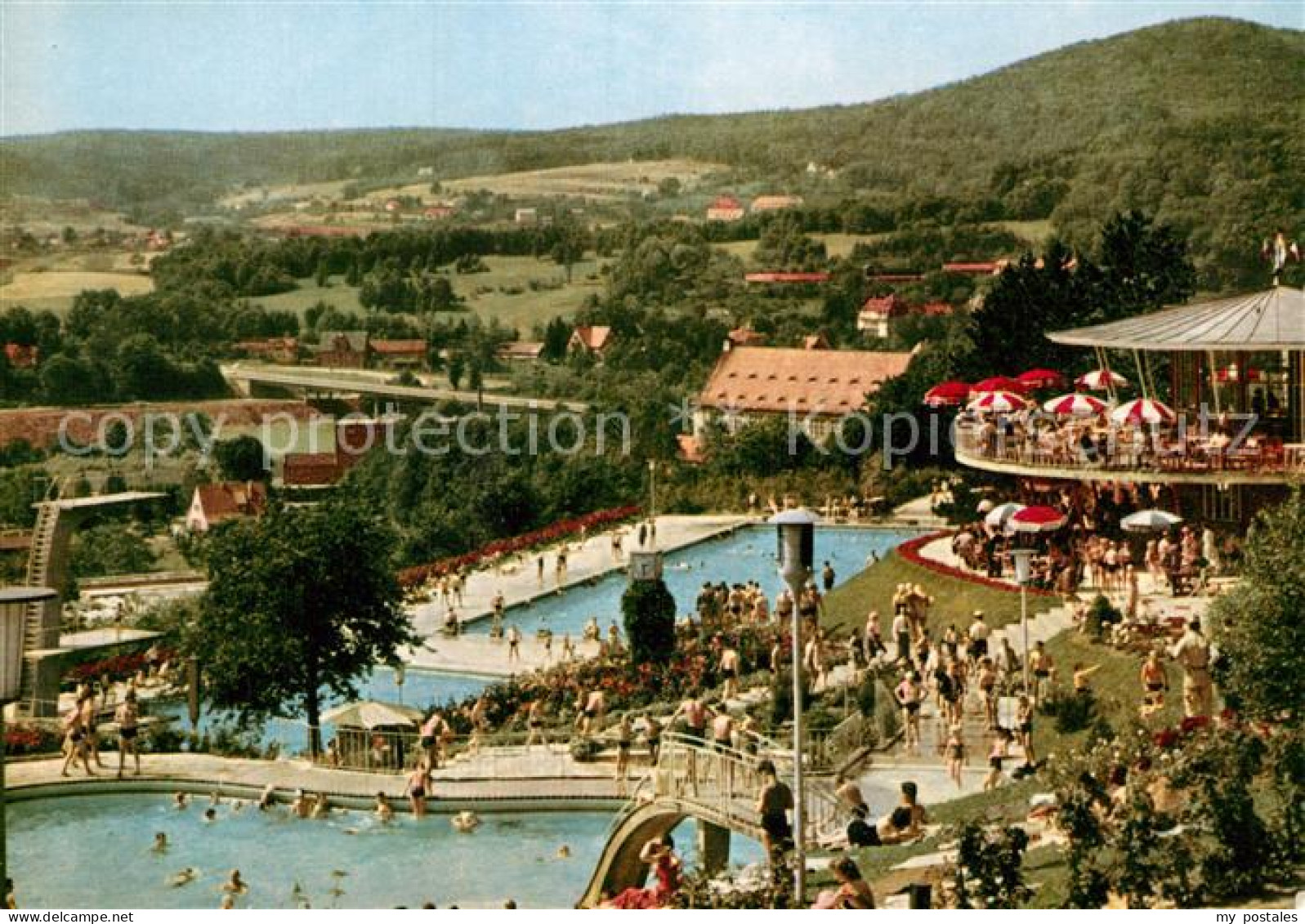 73009190 Bad Kissingen Terrassenschwimmbad Am Ballinghain Bad Kissingen - Bad Kissingen