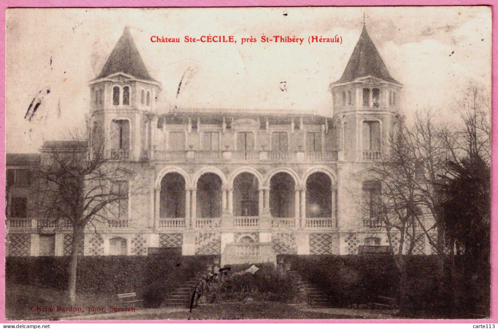 34 - B35216CPA - SAINT ST THIBERY - Château Ste CECILE - Très Bon état - HERAULT - Autres & Non Classés