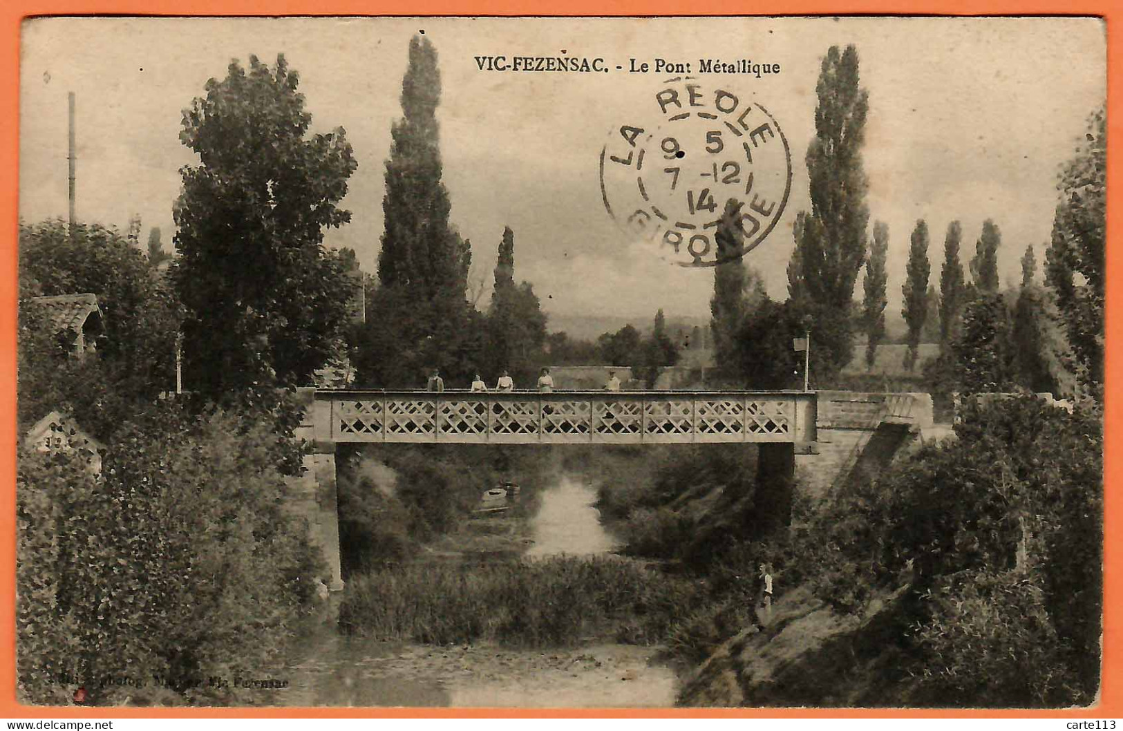 32 - B35201CPA - VIC-FEZENSAC - Le Pont Metallique - Bon état - GERS - Vic-Fezensac