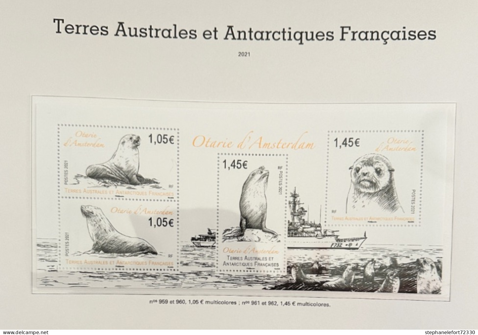 2021 - Terres Australes Et Antarctiques Françaises  (TAAF) Neuf **  (Voir Photos) - Volledig Jaar