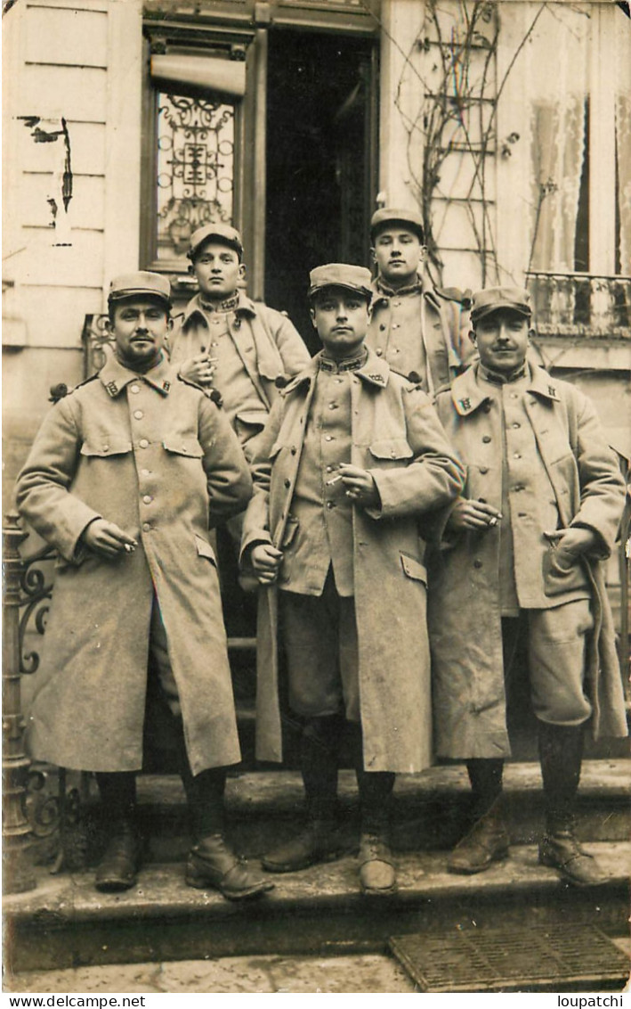 CARTE PHOTO MILITAIRES 122 REGIMENT D INFANTERIE ( MONTPELLIER ? ) - Montpellier