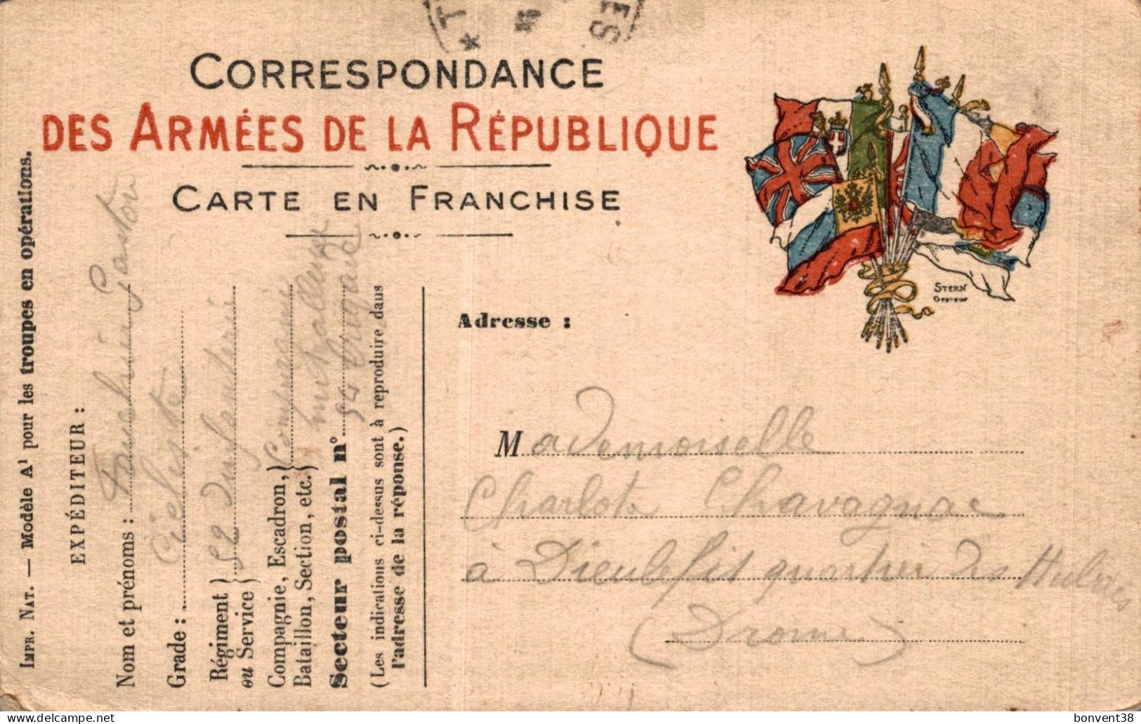 K1005 - Correspondance Des ARMÉES De La RÉPUBLIQUE - Sonstige & Ohne Zuordnung