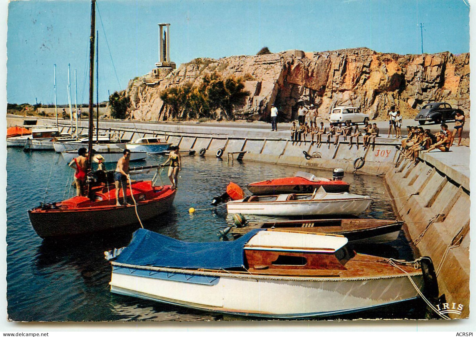 NARBONNE PLAGE Le Port Et Le Monument De  La Cote De Roses  SS 1322 - Narbonne