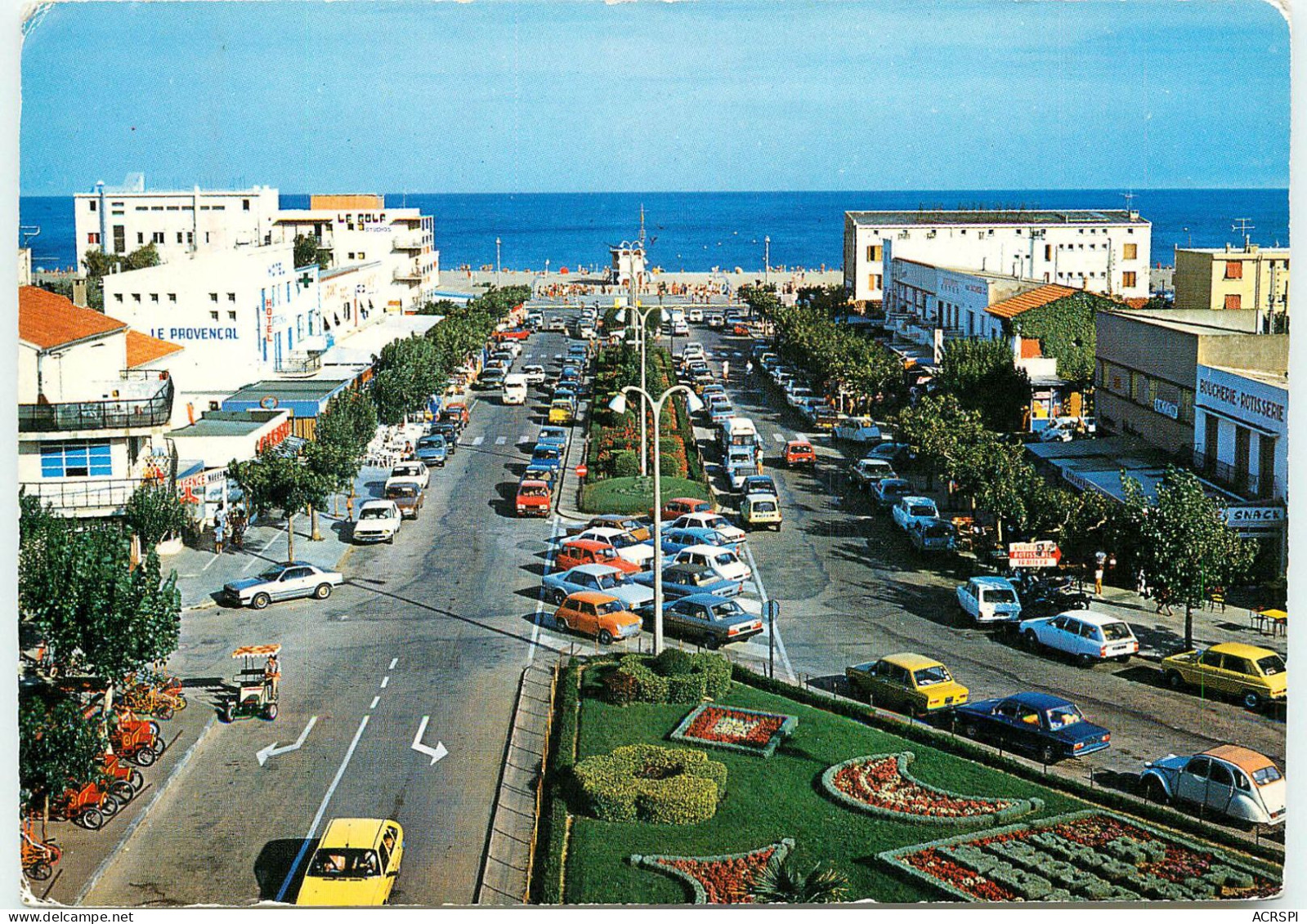 NARBONNE PLAGE Le Bld De La Méditerranée édition LARREY  SS 1322 - Narbonne