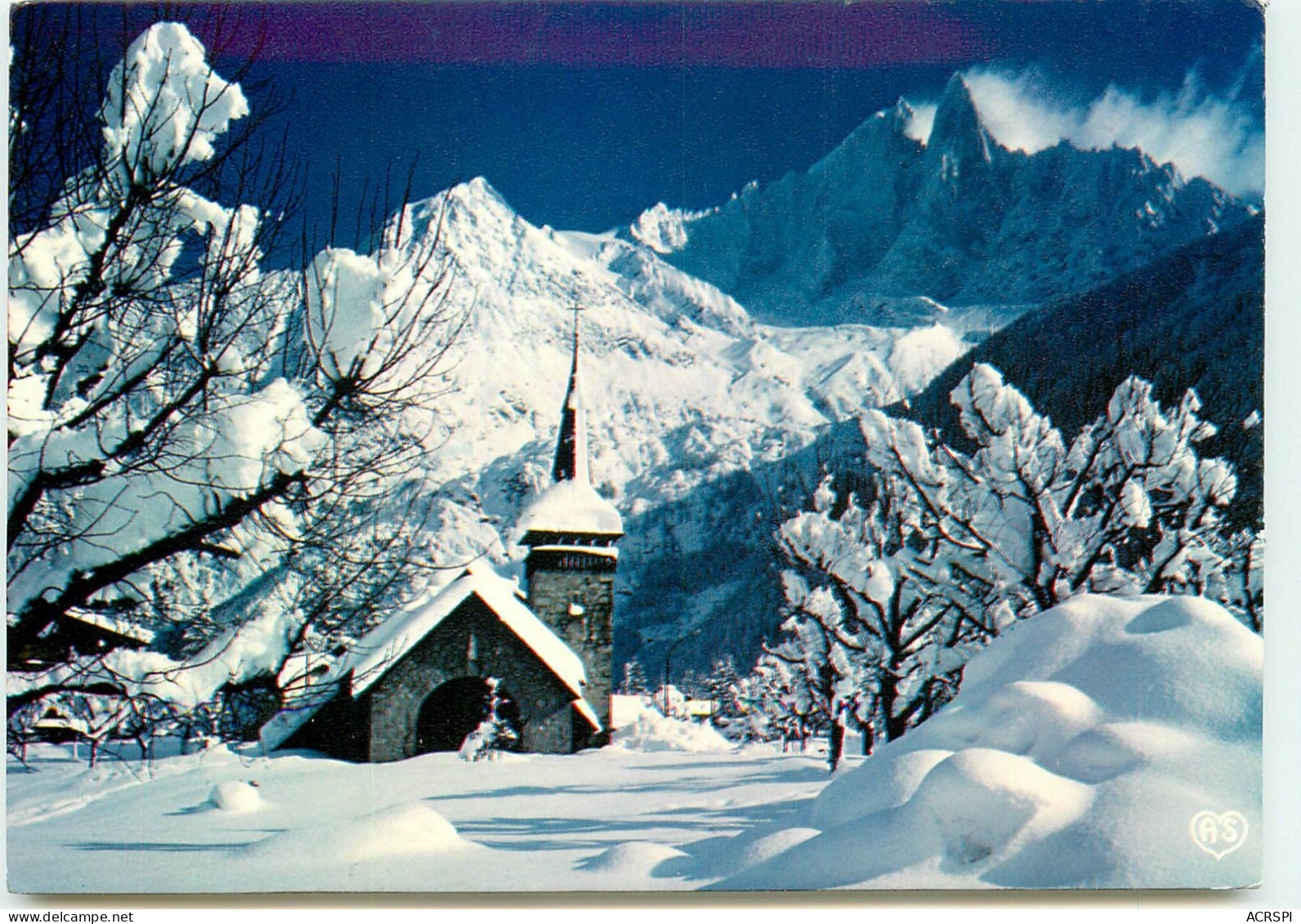 CHAMONIX La Chapelle Des PRAZ Sous La Neige  SS 1305 - Chamonix-Mont-Blanc