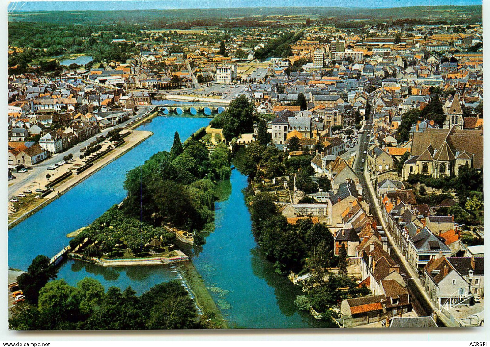 VIERZON Vue Aerienne SS 1303 - Vierzon