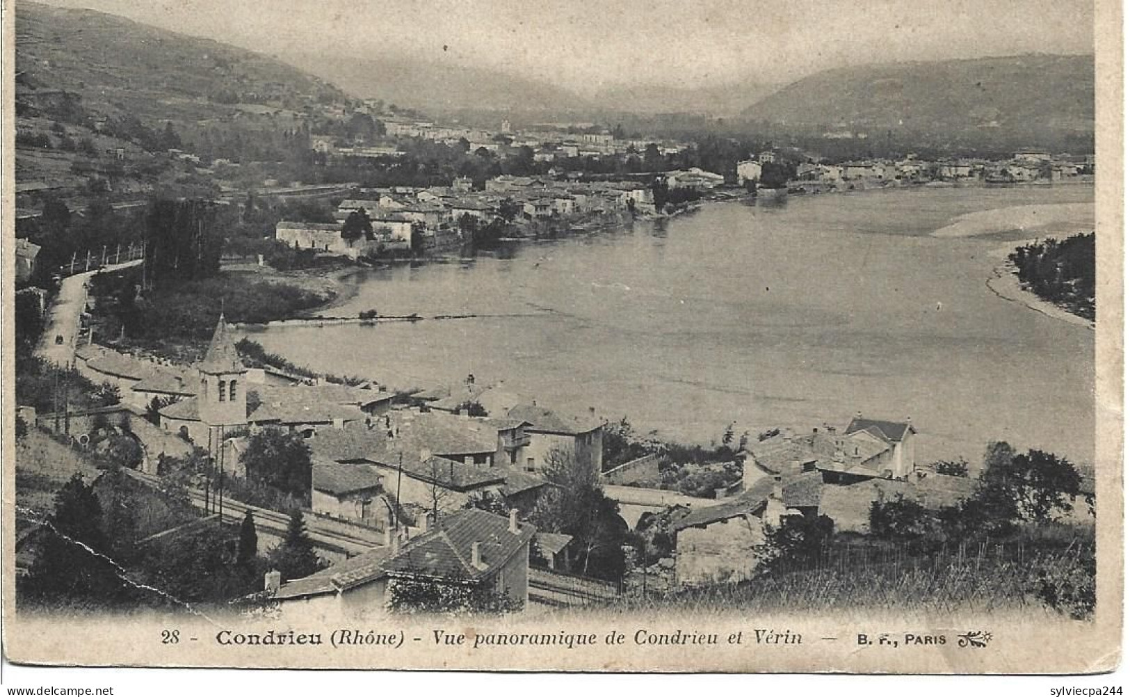 CPA 69 - CONDRIEU - VUE PANORAMIQUE DE CONDRIEU ET VERIN - Condrieu