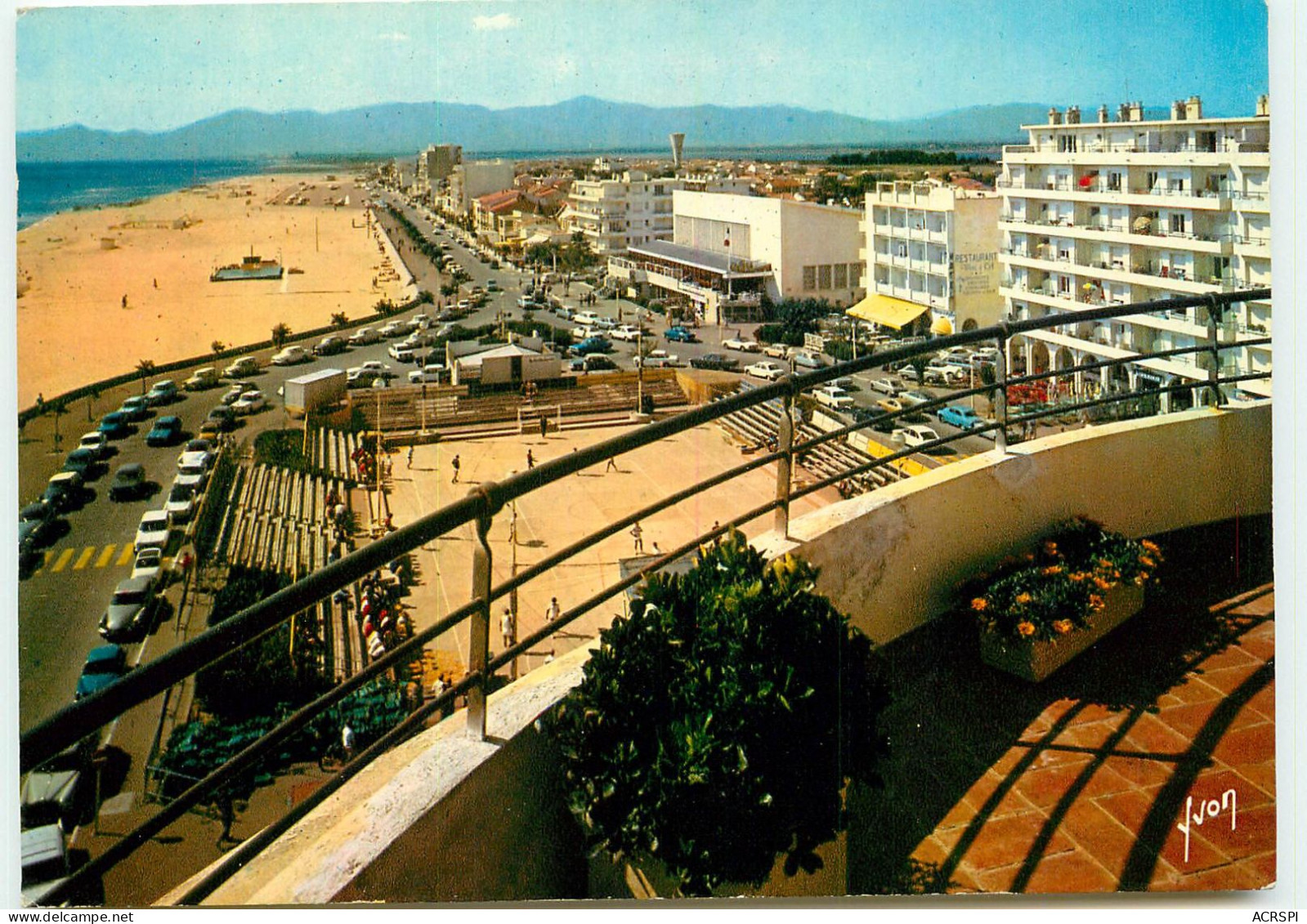 Canet Plage La Place De La Méditéranée  SS 1351 - Canet Plage