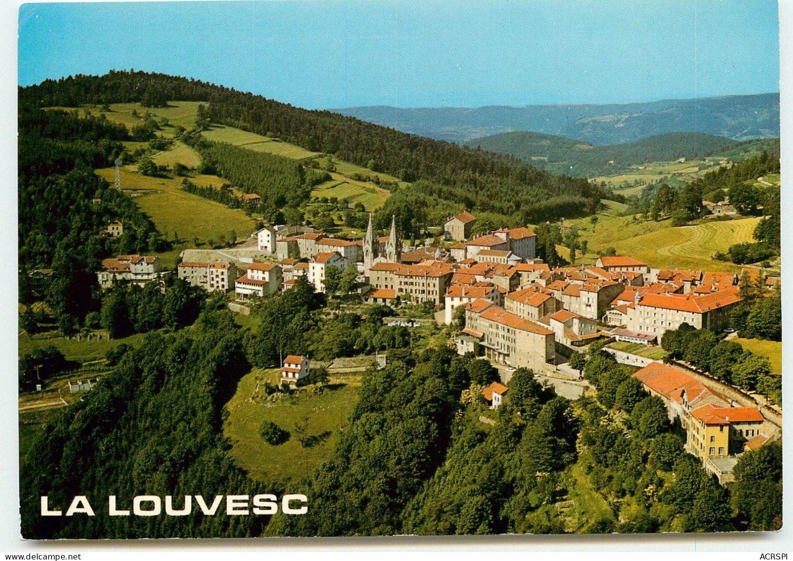 LA LOUVESC  Vue Générale  De La Ville   SS 1341 - La Louvesc