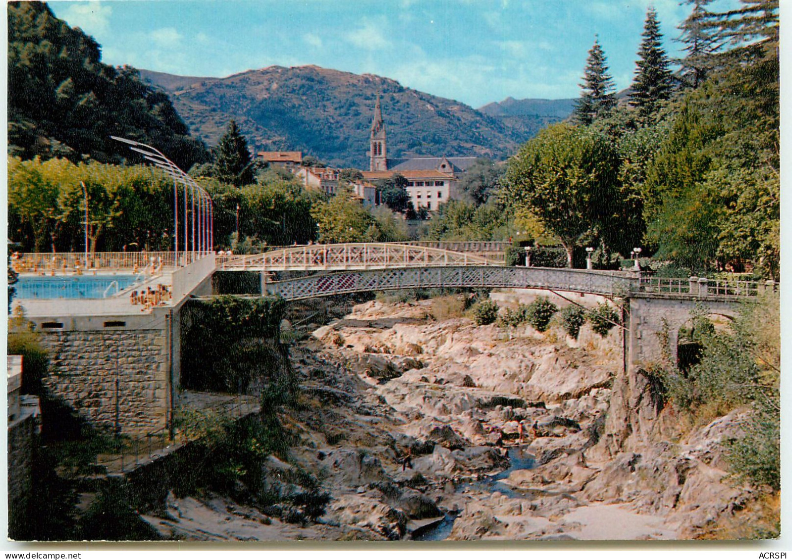 VALS Les Bains Pont Sur La Volane Et La Piscine SS 1366 - Vals Les Bains